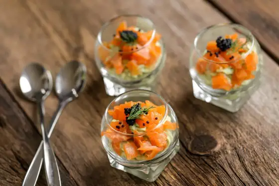Verrines de saumon - La recette parfaite pour un apéritif réussi